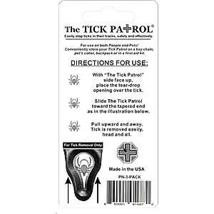 The Tick Patrol Aluminum Tick Remover Tool, 1 count