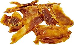 The Treat Shack 100% Real Chicken Jerky Breast Tenders High-Protein Adult Dehydrated Dog Treats, 1-lb bag