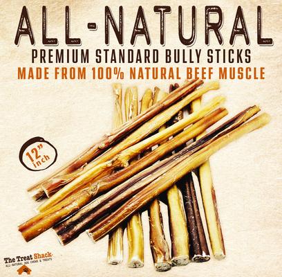 Show full view: The Treat Shack 12-in Bully Sticks Dog Treats, 12 count slide 4 of 10