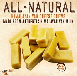 The Treat Shack 3 to 4-in Himalayan Yak Cheese Dog Chew Treats, Small, 8-oz bag slide 2 of 9