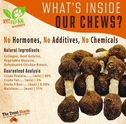 The Treat Shack 3-in Chicken Kebob Crunchy Sticks Dog Treats, 12 count slide 2 of 8