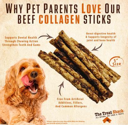 Show full view: The Treat Shack 5-in Beef Crunchy Sticks Dog Treats, 24 count slide 4 of 10
