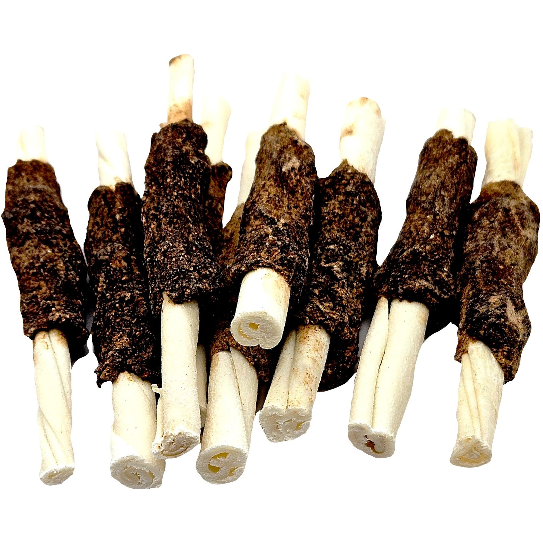 The Treat Shack 5-in Beef Wrapped Rawhide Twist Dog Treat, 12 count