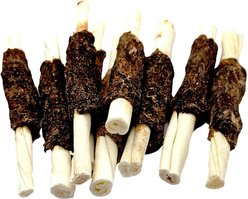 The Treat Shack 5-in Beef Wrapped Rawhide Twist Dog Treat, 24 count