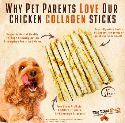 Show full view: The Treat Shack 5-in Chicken Crunchy Sticks Dog Treats, 50 count slide 4 of 10