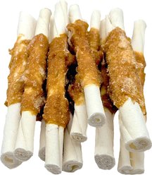 The Treat Shack 5-in Chicken Wrapped Rawhide Twist Dog Treat, 24 count
