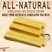 Show in main carousel: The Treat Shack 6 to 7-in Himalayan Yak Cheese Dog Chew Treats, Jumbo, 8-oz bag slide 4 of 11
