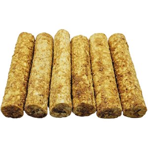 The Treat Shack 6-in Beef Crunchy Rolls Dog Treats, 6 count