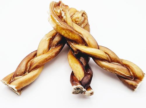 Show full view: The Treat Shack 6-in Braided Bully Sticks Dog Treats, 3 count slide 3 of 10