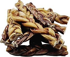 The Treat Shack 6-in Braided Bully Sticks Dog Treats, 6 count slide 2 of 9