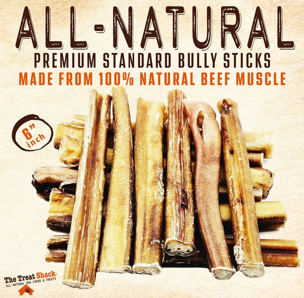The Treat Shack 6-in Bully Sticks Dog Treats
