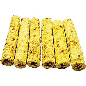 The Treat Shack 6-in Chicken Crunchy Rolls Dog Treats, 6 count