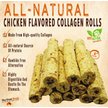 Show in main carousel: The Treat Shack 6-in Chicken Crunchy Rolls Dog Treats, 6 count slide 4 of 10