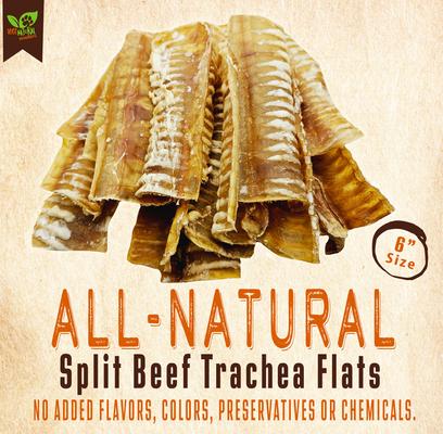Show full view: The Treat Shack 6-in Split Beef Trachea Flats Dog Treat, 30 count slide 4 of 10
