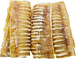 The Treat Shack 6-in Split Beef Trachea Flats Dog Treat, 60 count