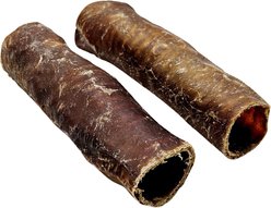 The Treat Shack 6-in Whole Beef Trachea Tube Wrapped with Gullet Crunchy Duo Natural Dog Chew Treats, 6 count