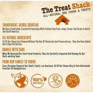 The Treat Shack 6-in Whole Beef Trachea Tubes Natural Dog Chew Treats, 5 count