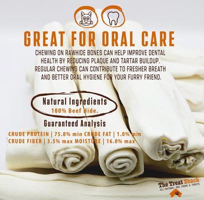 Show full view: The Treat Shack 7 to 8-in Retriever Rolls Rawhide Dog Treats, 30 count slide 6 of 10