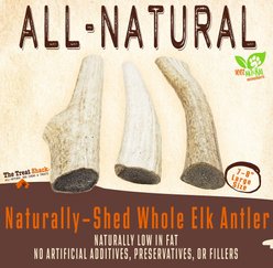 The Treat Shack 7 to 8-in Whole Elk Antler Dog Treats, Large, 1 count slide 2 of 9