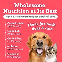 The Treat Shack All-Natural Salmon Human-Grade Jerky Brittle Freeze-Dried Dog Treats, 3-oz bag slide 2 of 8