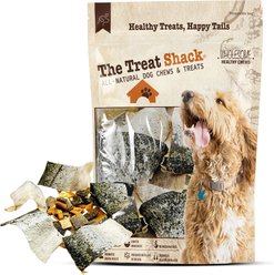 The Treat Shack All-Natural Salmon Jerky Brittle & Skins Variety Pack Freeze-Dried Dog Treats, 6-oz bag, 6-oz bag