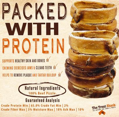 Show full view: The Treat Shack Large Beef Bully Rings Dog Treat, 10 count slide 5 of 10