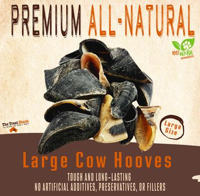 Show full view: The Treat Shack Large Cow Hooves Dog Treat, 25 count slide 4 of 10