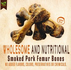 The Treat Shack Large Smoked Pork Femurs Dog Treat, 6 count slide 2 of 9
