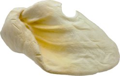 The Treat Shack Large White Cow Ears with Base Dog Treat, 5 count