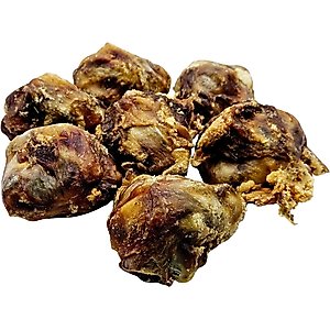 The Treat Shack Meaty Beef Knee Cap Bone Natural Dog Chew Treats, 4 count