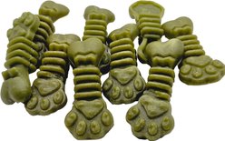 The Treat Shack Medium/Large Paw Bone Shaped Dental Mint Flavored Dog Treat, 1-lb bag slide 2 of 9