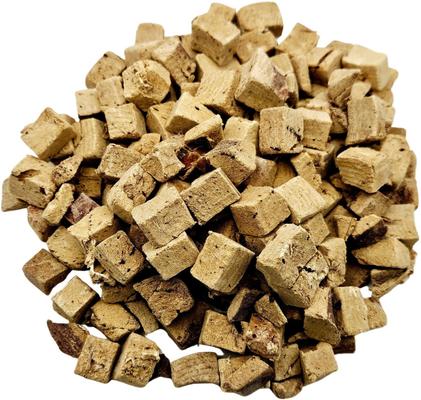 Show full view: The Treat Shack Single Ingredient Bison Liver Freeze-Dried Dog & Cat Treats, 8-oz bag slide 3 of 10