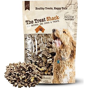 The Treat Shack Single Ingredient Pork Hearts Freeze-Dried Dog & Cat Treats, 8-oz bag