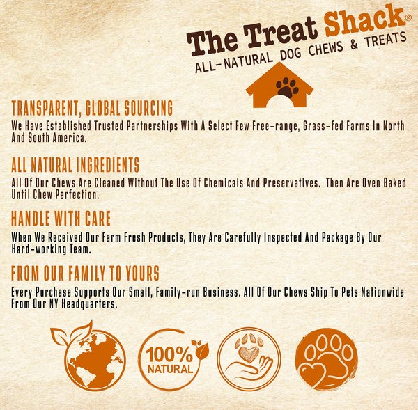 The Treat Shack Whole Naturally Shed 5 to 6-in Elk Antler Dog Treats, Medium