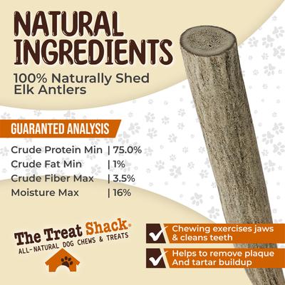 Show full view: The Treat Shack Whole Naturally Shed 5-in Deer Antler Dog Treats, Small, 1 count slide 6 of 9
