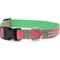 Show in main carousel: The Worthy Dog Alligators Dog Collar, Pink, X-Large: 17 to 23-in neck, 1-in wide slide 3 of 3