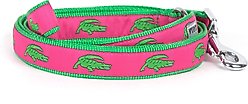 The Worthy Dog Alligators Lead Dog Leash, Pink, Large: 5-ft long, 1-in wide
