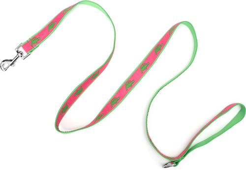 Show full view: The Worthy Dog Alligators Lead Dog Leash, Pink, Large: 5-ft long, 1-in wide slide 2 of 3