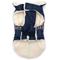 Show in main carousel: The Worthy Dog Aspen Puffer Dog Coat, Navy, Medium slide 2 of 3