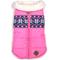 Show in main carousel: The Worthy Dog Aspen Puffer Dog Coat, Pink, Large slide 1 of 3