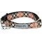 Show in main carousel: The Worthy Dog Bias Plaid Cat Collar, One Size: 9 to 11-in neck, 1/2-in wide, Tan slide 1 of 3