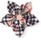 Show in main carousel: The Worthy Dog Bias Plaid Flower Dog Collar Accessory, Tan, Small slide 1 of 4