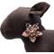Show in main carousel: The Worthy Dog Bias Plaid Flower Dog Collar Accessory, Tan, Small slide 2 of 4