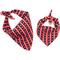 Show in main carousel: The Worthy Dog Bias Stars & Stripes Dog Bandana, Large slide 3 of 4