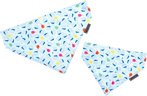 Show full view: The Worthy Dog Birthday Boy Dog Bandana, Blue, Large slide 2 of 4