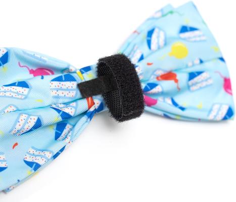 Show full view: The Worthy Dog Birthday Boy Dog Bow Tie, Blue, Large slide 2 of 3