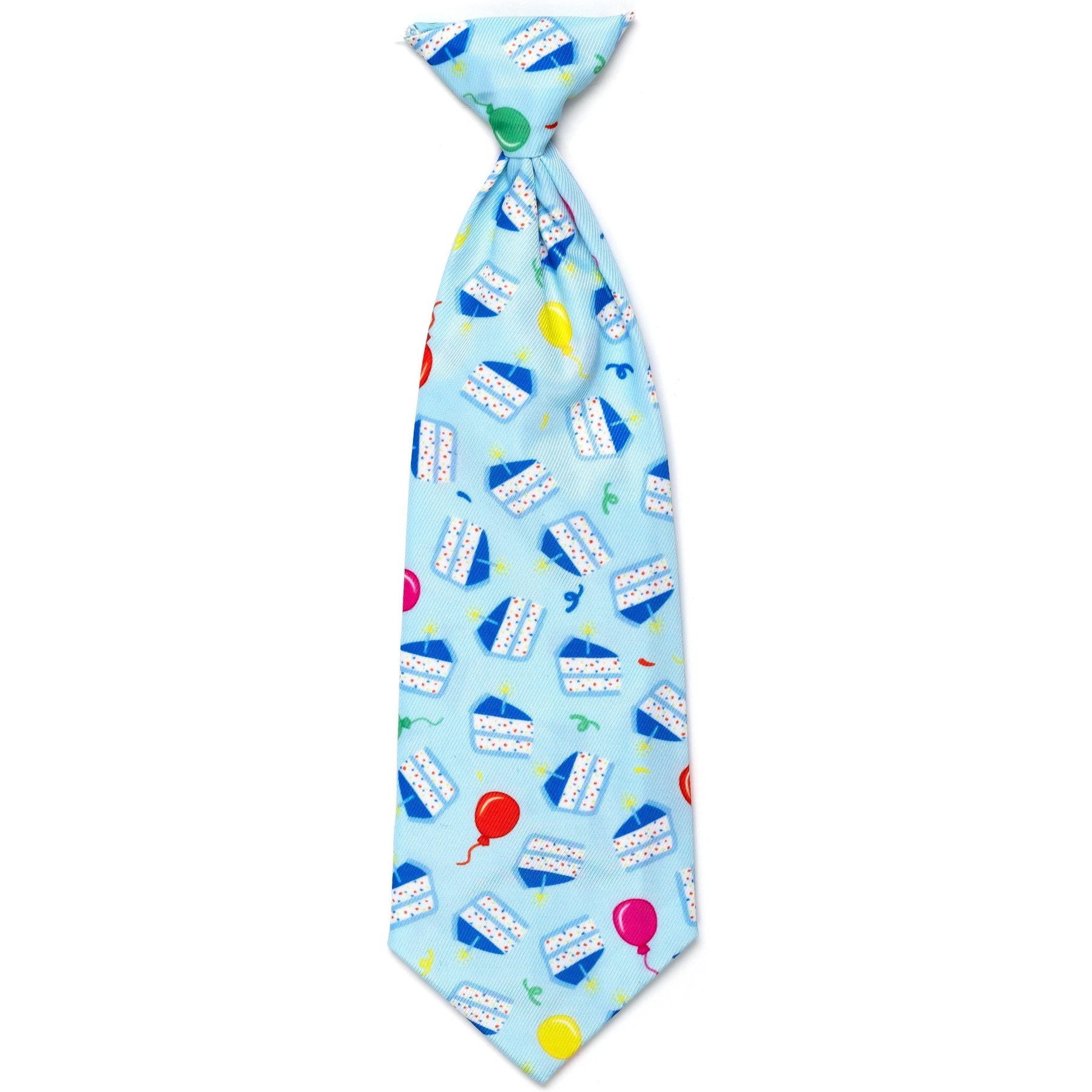 The Worthy Dog Birthday Boy Dog Neck Tie, Blue, Small
