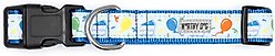 The Worthy Dog Birthday Dog Collar, Blue, Large: 14 to 20-in neck, 1-in wide slide 2 of 3
