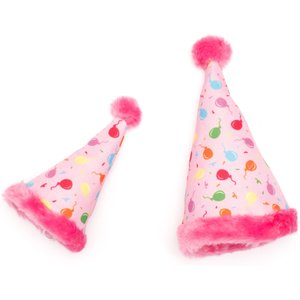 The Worthy Dog Birthday Dog Party Hat, Pink, Large