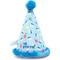 Show in main carousel: The Worthy Dog Birthday Hat Squeaky Plush Dog Toy, Blue slide 3 of 4
